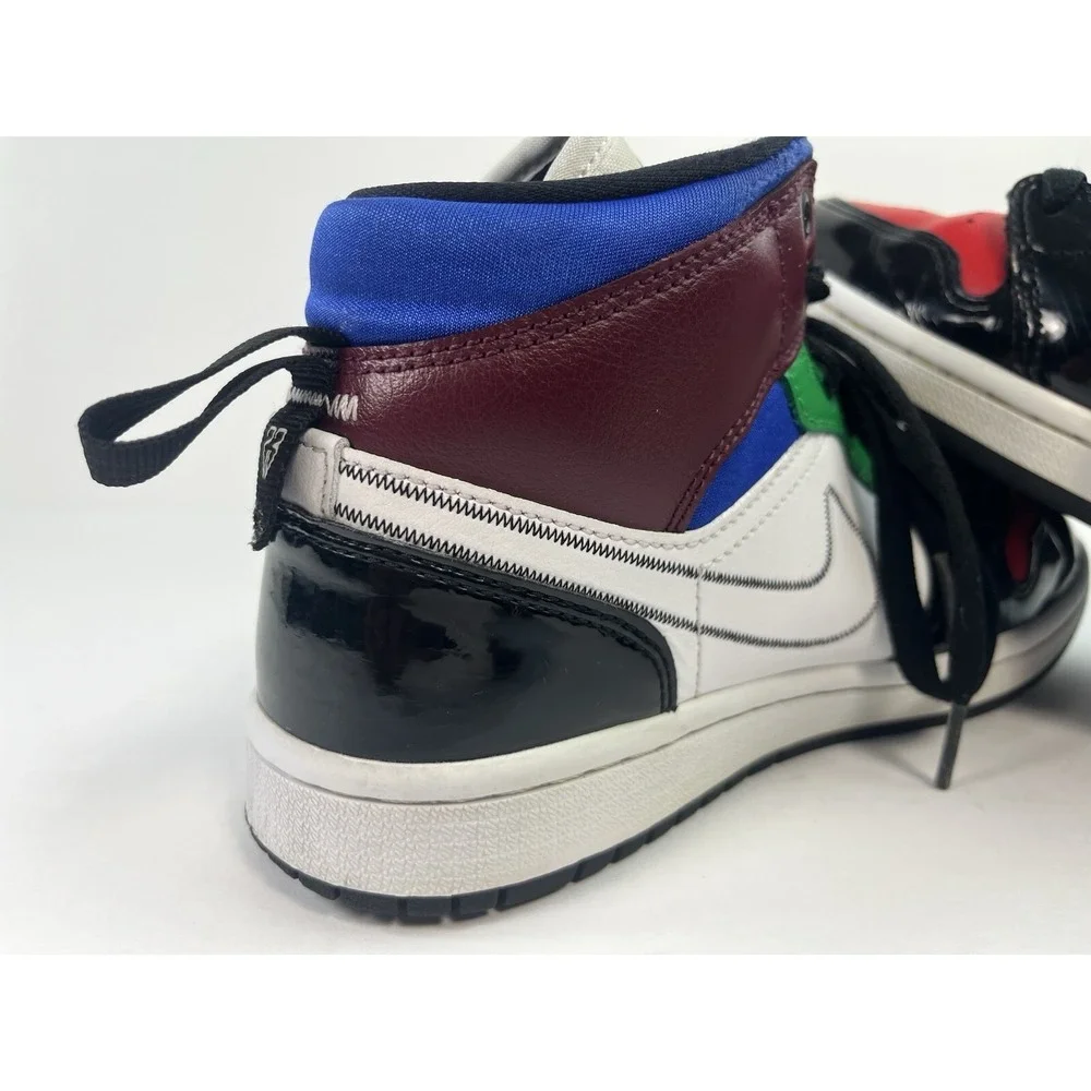 Nike Air Jordan 1 Mid SE Women's Size 7 Black White University Red DB5454-001
